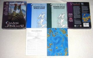 SHADOW WORLD MASTER ATLAS EXC Boxed Box Set I.  C.  E.  Rolemaster Adventure 6000 2