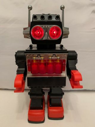 Rare Kamco Sentinel 13 " Giant Walking Robot,  Lights Work