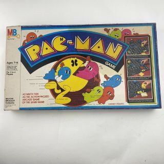 Vintage 1982 Milton Bradley Pac Man Board Game Complete
