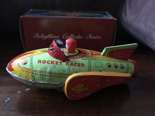 schylling tin toy Rocket Racer Friction Power 3