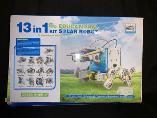 Abco Tech 13 - in - 1 DIY Solar Robot Kit Science Toys Educational Interactive STEM 3