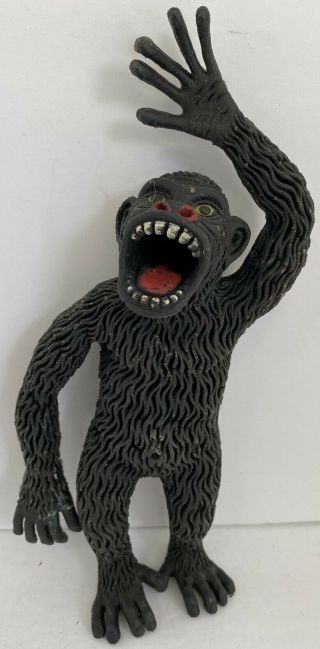 Vintage King Kong Monsters Rubber Jiggler 7 Inch Figure Hong Kong