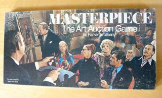 Masterpiece Art Vintage Board Game 1970 100 Complete And