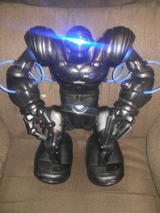 Robosapien Rs Blue - Wowwee Robot 14’ Black/blue No Remote.  And