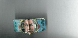 Htf Tin Lithographed Man Face Plate For 