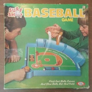 Rare Vintage 1970 Sure Shot Baseball Game Ideal Complete