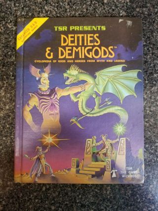 Ad&d Deities & Demigods 1st Edition 3rd Print