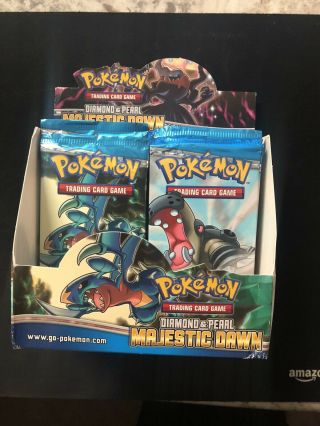 Majestic Dawn Booster Box 1/2 Box 18 Packs 4 Full Booster Pack Artsets