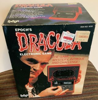Vintage Epoch 1982 Dracula Mini Arcade Electronic Tabletop Game –.
