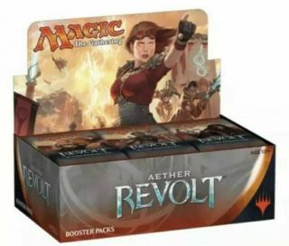 Mtg Magic The Gathering Aether Revolt Booster Box Case - 6 Boxes English