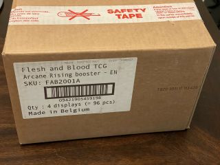 Flesh And Blood First Edition Arcane Rising Case