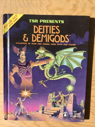 Tsr Ad&d Deities & Demigods,  First Edition,  1980