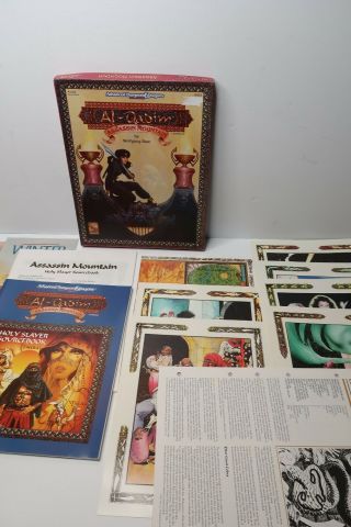 Advanced Dungeons & Dragons 2nd Edition Al Qadim Assassin Mountain Box Set Vg