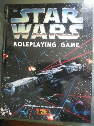 Star Wars Roleplaying Game West End Games 2nd Second Edition First Printing Weg