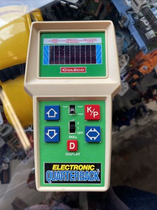 1978 Coleco Electronic Quarterback Handheld Football Game -