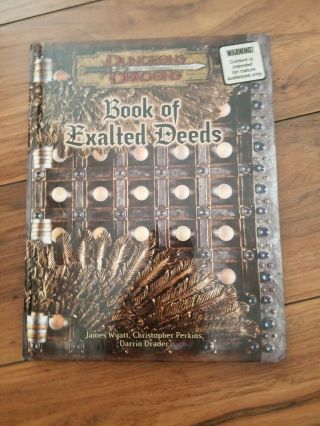 Dungeons & Dragons 3.  5 Edition Book Of Exalted Deeds
