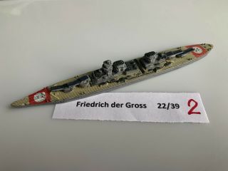 Axis & Allies,  War At Sea 1/1800 - Germany Friedrich Der Gross 22/39 - 2