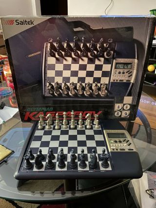 Saitek Kasparov Olympiad Chess Computer Electronic Chess Set Shape