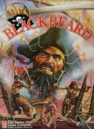 Avalon Hill War Games Blackbeard (1st Ed) Vg,