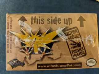 1999 Pokemon Fossil 1st Edition Booster Box Factory 5