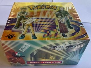 Pokemon Gym Heroes 1st Edition Booster Box - Factory - Wotc - English -