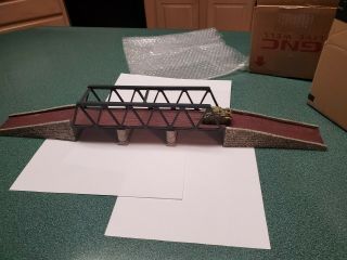 Flames Of War Battlefield In A Box Bb 3 Section Bridge Steel/stone/brick Painted