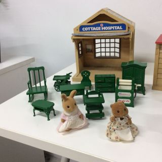 Assorted Sylvanian And Epoch Models Houses And Furniture 409