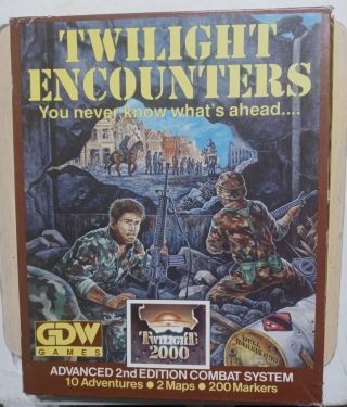 Twilight Encounters For Twilight 2000 (1st Edition) Gdw 2000