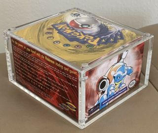 Pokemon Card 1st Edition Base Set Booster Box EMPTY Shadowless English Rare 3