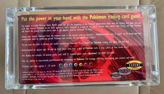 Pokemon Card 1st Edition Base Set Booster Box EMPTY Shadowless English Rare 5