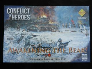 Conflict Of Heroes Awakening The Bear 2nd Edition Operation Barbarossa 1941 Game