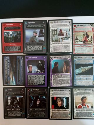 Star Wars Ccg Death Star Ii Complete Set With Ultra Rare Emperor And Luke