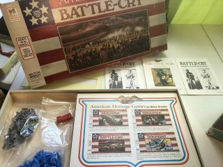 Battle Cry Civil War American Heritage Strategy Game Complete 1975 Edition