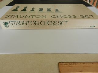 Vintage 1964 Staunton Chess Set by Adult Leisure Products Corporation 3
