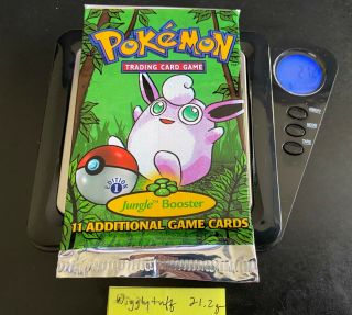 Pokemon Jungle Booster Pack,  1st Edition,  Heavy 21.  2 Gm