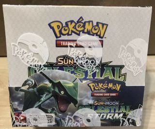 Pokemon Sun And Moon Celestial Storm Booster Box 36 Packs Factory