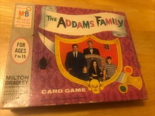 Vintage 1965 Milton Bradley The Addams Family Card Game Complete Set,