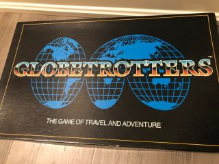 Vtg Globetrotters 1984 Board Game The Game Of Travel And Adventure Irwin Toys