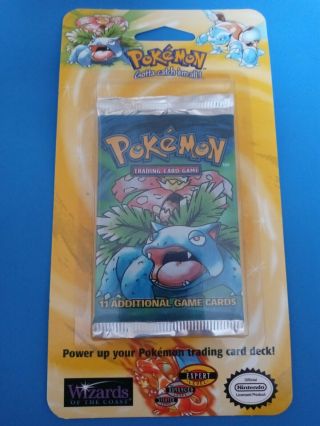1999 Pokemon Base Set Venusaur Blister Booster Pack -