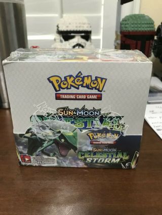 Pokemon Sun And Moon Celestial Storm Booster Box 36 Packs Factory