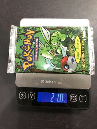 1999 1st Edition Pokemon Jungle Booster Pack.  Factory.  Heavy 21.  0