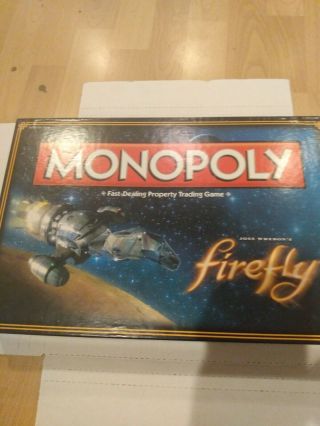 Firefly Special Edition Monopoly Board Game Family Fun  Fast Ship