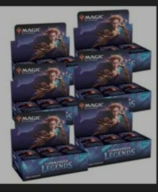 Commander Legends Draft Booster Box Case (6 Booster Boxes) - Magic The Gathering
