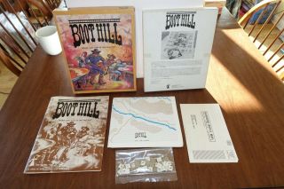 1979 Tsr 2nd Edition Boot Hill Box Set 7005 // 1st Printing // Nm,