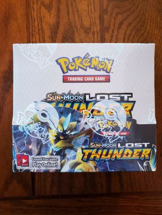 Pokemon Tcg Lost Thunder Booster Box Factory Great Collectors Item