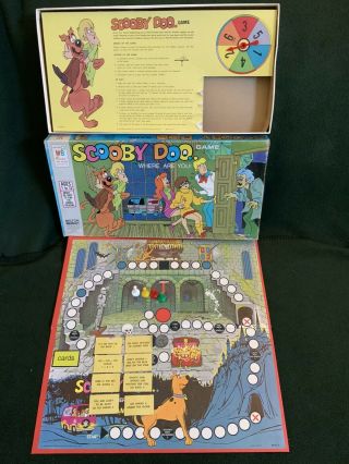 Vintage 1973 Milton Bradley Scooby Doo " Where Are You " Game Complete