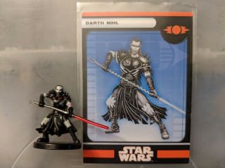 Star Wars Miniatures - Darth Nihl - Legacy Of The Force 06 With Card
