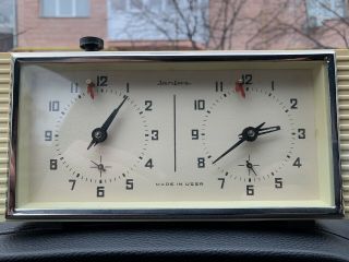 Soviet Ussr Export Variant Vintage Chess Clock Timer ⏱yantar 100 Workablequeen