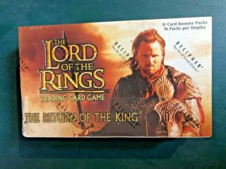 (x2) Decipher Lord O/t Rings Tcg Return Of The King Booster Box 36 Packs