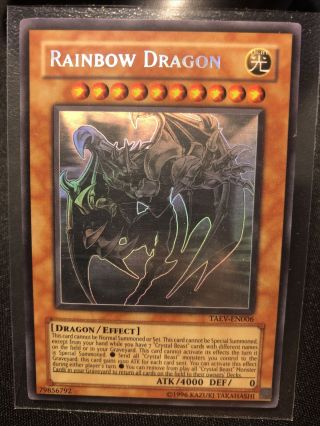 Rainbow Dragon Misprint - Ghost Rare Taev - En006